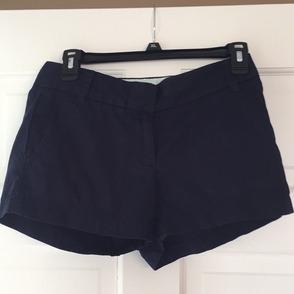 J CREW BLUE CHINO SHORTS SIZE 00